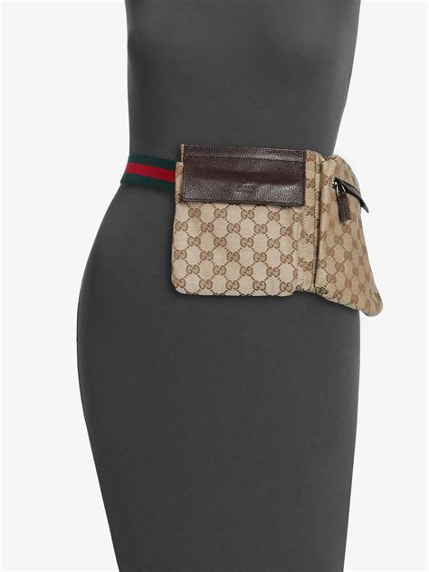 canvas gucci belt bag|gucci belt bag original.